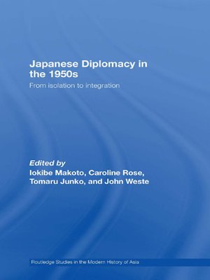 cover image of Japanese Diplomacy in the 1950s